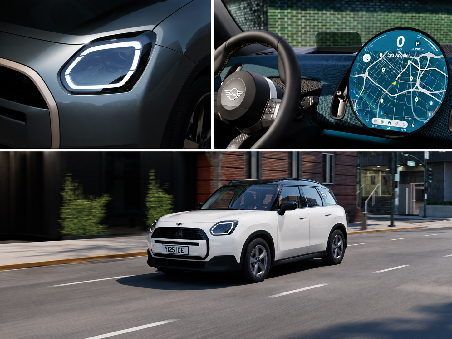 MINI COUNTRYMAN C SELECTのエクステリアとインテリアを紹介するイメージ