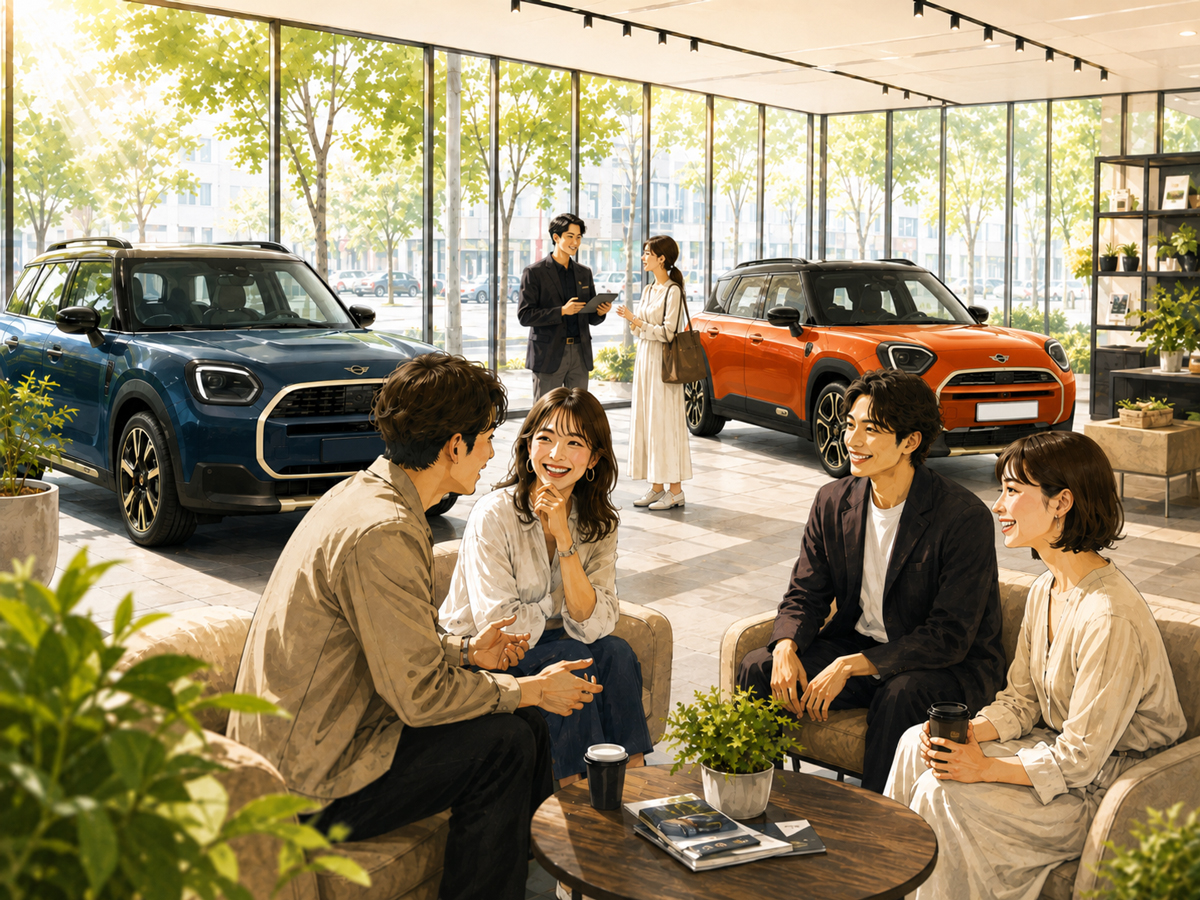 Nicole MINIでMINIについて語り合うイメージ